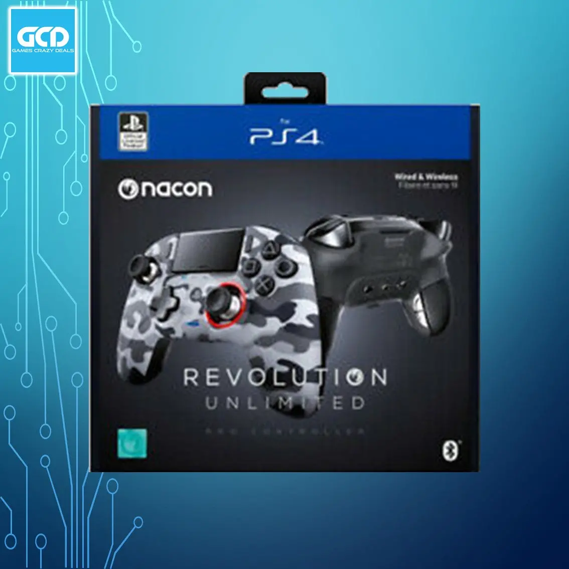 Nacon Revolution Unlimited Pro Controller For Ps4 (Camo Grey) 1