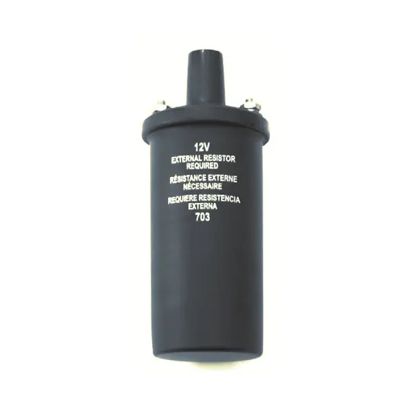 New 12 Volt Ignition Coil -Without Resistor - Nic1218 1