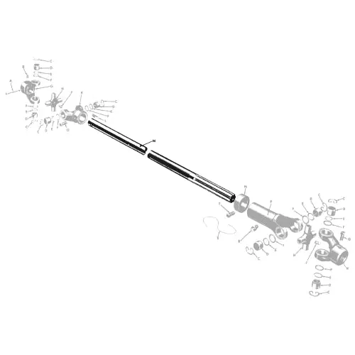 Nos Pto To Winch Shaft (For 230 Engines) - Cc1193751 1