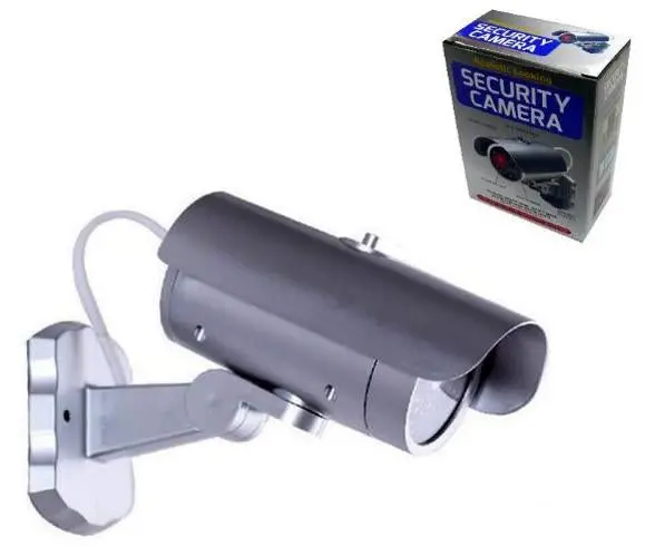 Realistic Looking Silver Barrel Tube Fake Video Dummy Camera 1