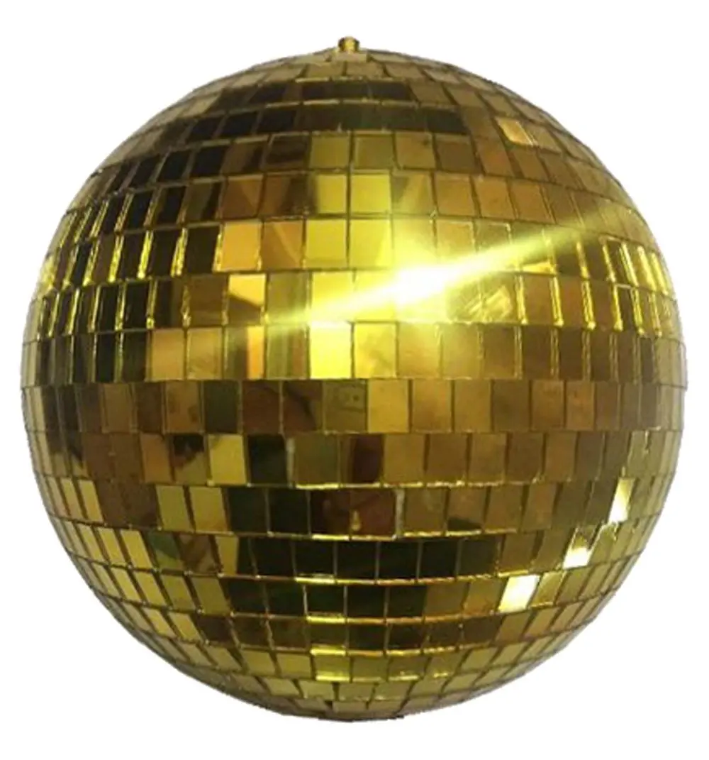 8 Inch Gold Mirror Reflection Disco Ball 1