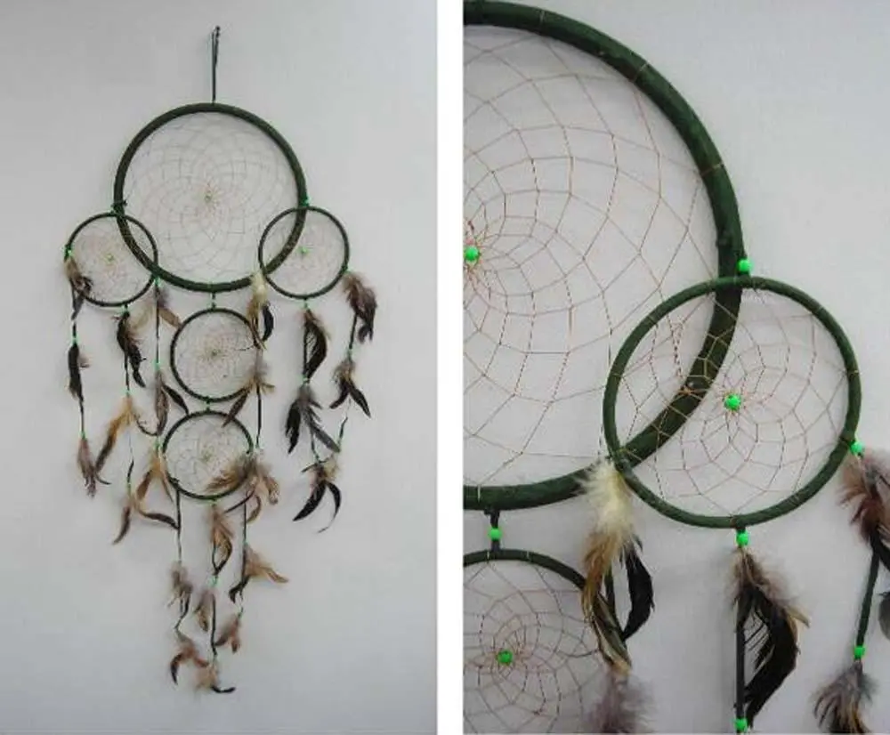 Huge Green 36 Inch Dreamcatcher 1