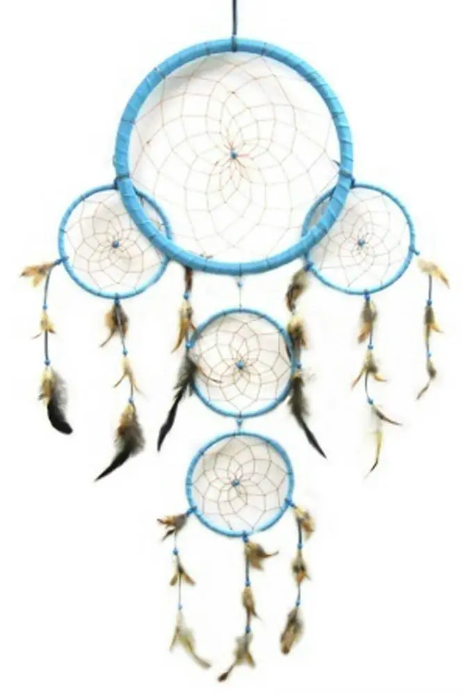 Huge Blue 36 Inch Sun Dreamcatcher 1