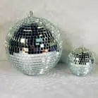 8 Inch Silver Reflection Mirror Ball 1