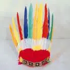 Indian Chief Feather Head Band Headdress 1