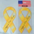 Yellow Ribbon Support Our Troops Car Magnets 1