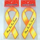 Pray For Our Troops Yellow Ribbon Magnets 1