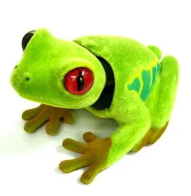 Bobble  Head Moving Green Frogs 1