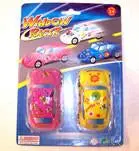 Sticky Car W Flower Print Window Racers 1