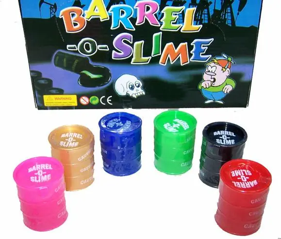 Small Barrel Of Colored Oil Slime 1