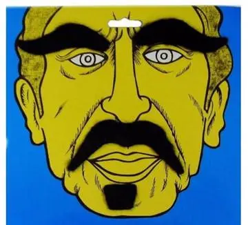 Fake Disguise Mustache W Goatee 1