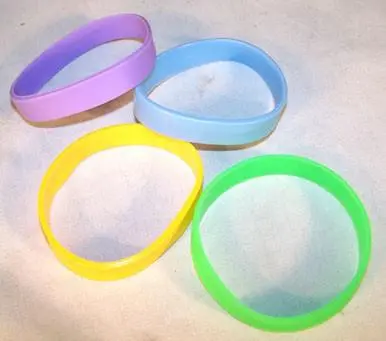 Assorted Colors Courage Rubber Bracelets 1