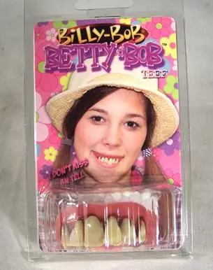 Betty Bob With Tabacco Stains Billy Bob Teeth 1