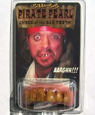 Pirate Stained Billy Bob Teeth 1