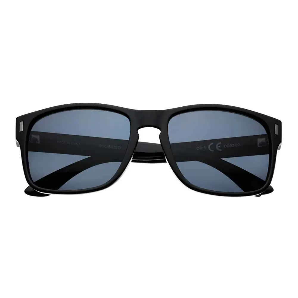 Black Polarized Square Sunglasses 1