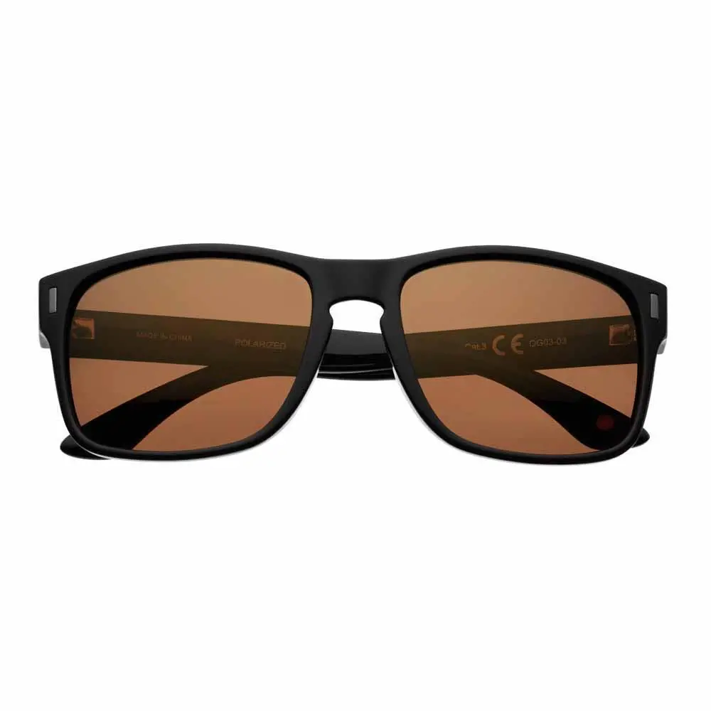 Brown Polarized Square Sunglasses 1