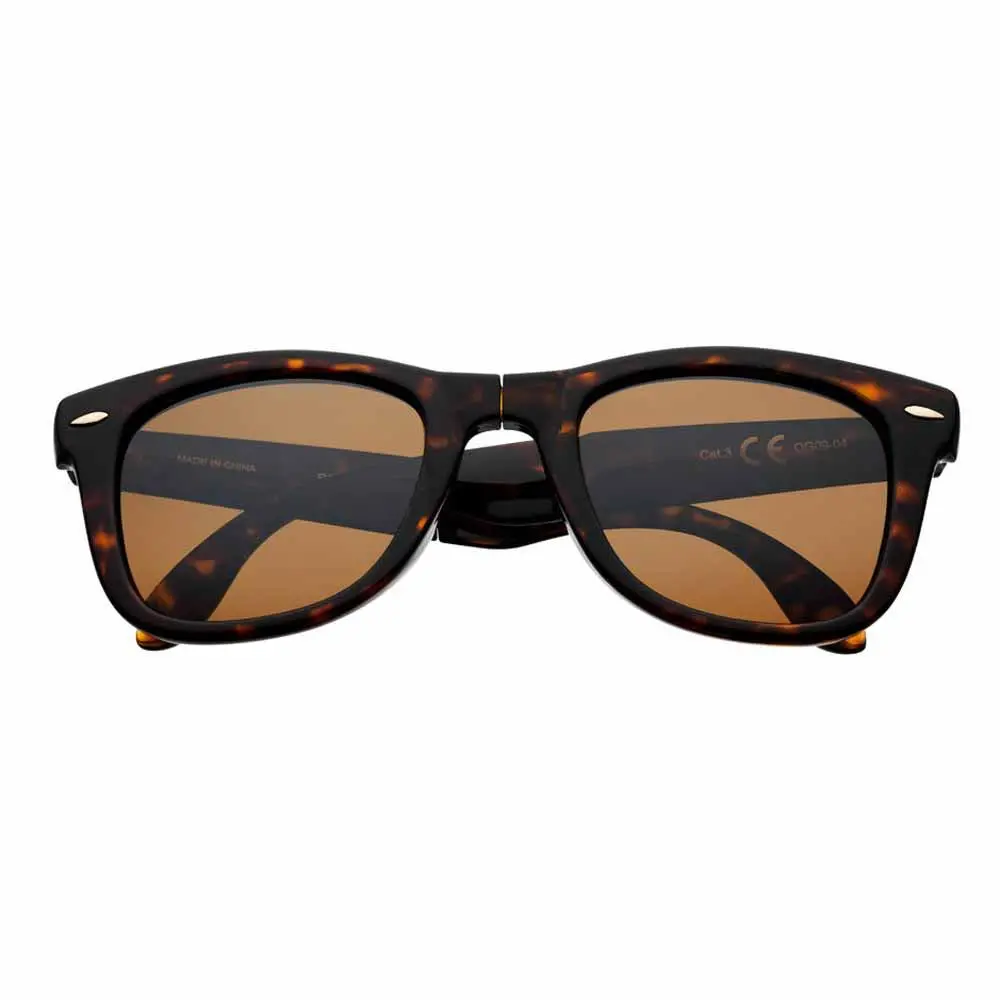 Brown Polarized Folding Sunglasses 1