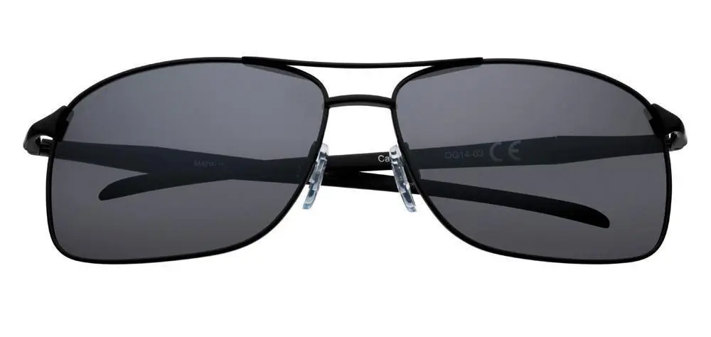 Silver Polarized Pilot Sunglasses 2