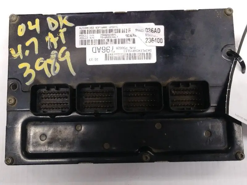 Engine Control Module #56028796Ad For 2004 Dodge Dakota 1