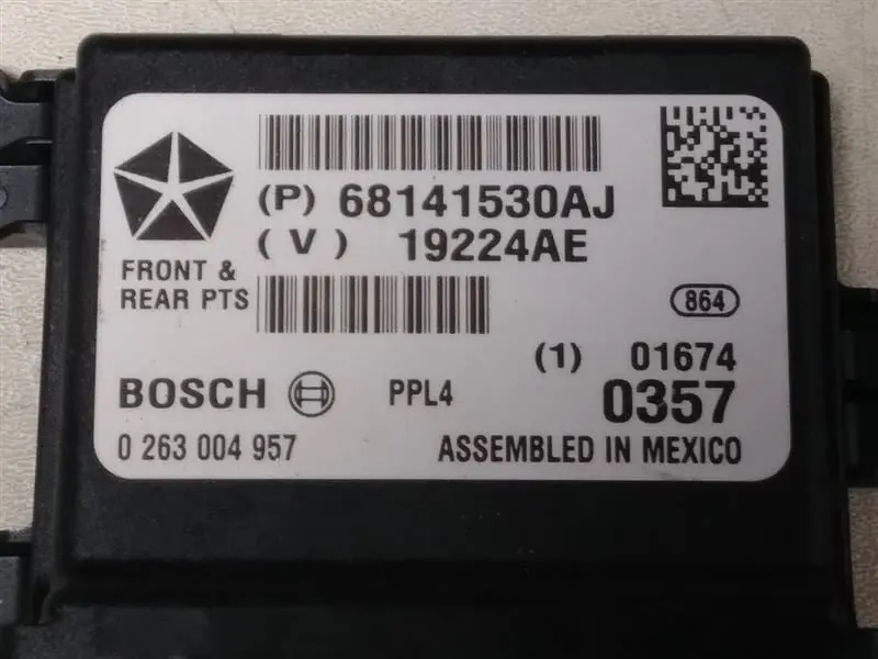 2017 Dodge Ram1500 Park Assist Module. Part Number 68141530Aj 1