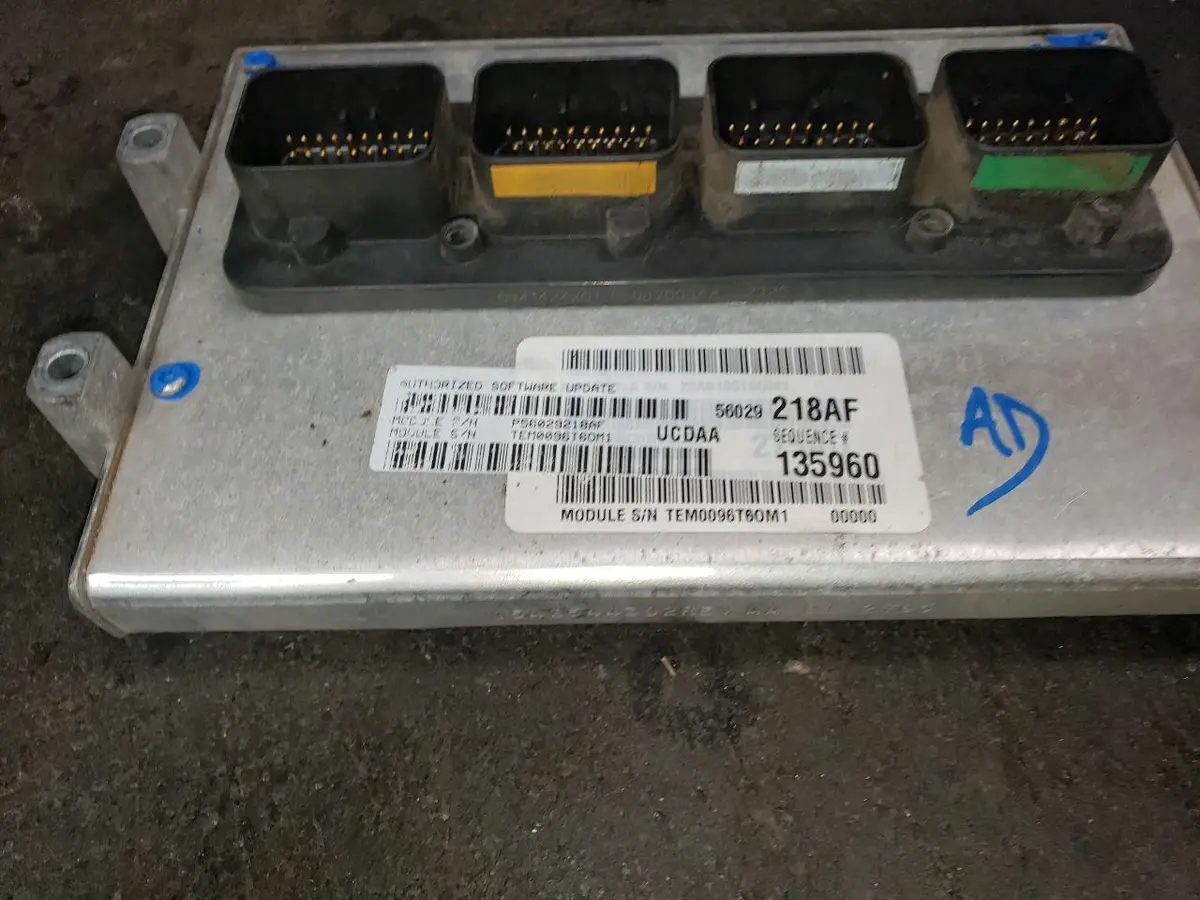 2006 Ram 1500 Powertrain Control Module (Pcm). Part Number 5094275Ad 1
