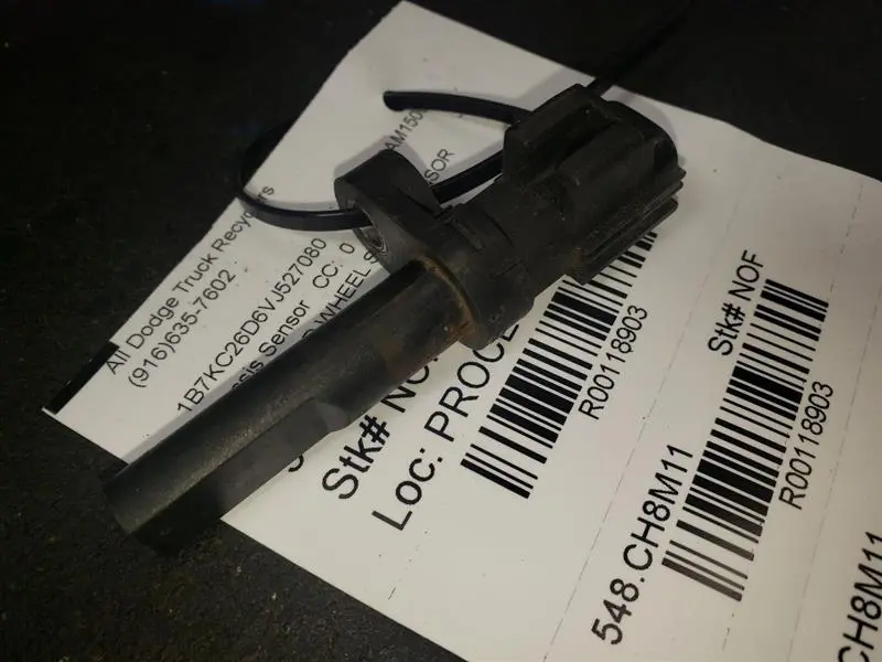 2011 Ram1500 Wheel Speed Sensor. Part Number 56028668Ad 1