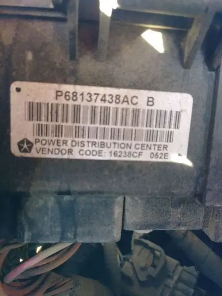 2013 Dodge Ram3500 6.7L Diesel Intelligent Power Distribution Center. Part Numbe 1
