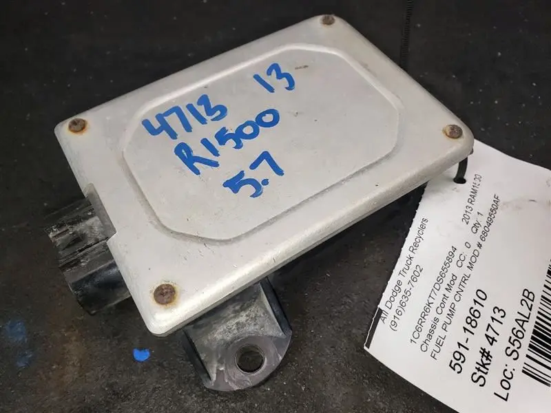 2013 Ram 1500 Fuel Pump Control Module. Part Number 68049550Af 1