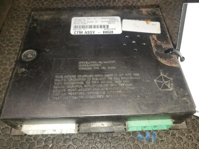 2001 Ram 3500 Timing And Control Module. Part Number 56045448Ac 1