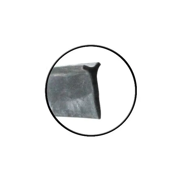 New Open Cab Inner Windshield Weatherstrip - 8’ Length "T-Rubber" - Cc950885 1