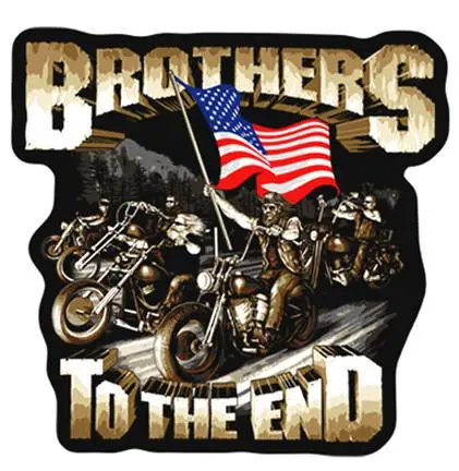 Brothers To The End 5 Inch  Patch 1