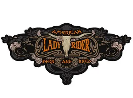 Lady Rider Born Breed Patch 1
