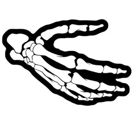 Right Sketeon Hand Patch 1