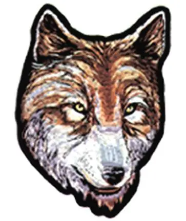 Wolf Head Patch 1