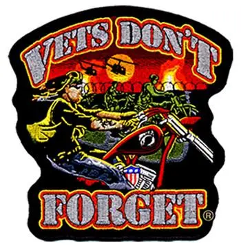Vets Dont Forget 4 Inch Patch 1