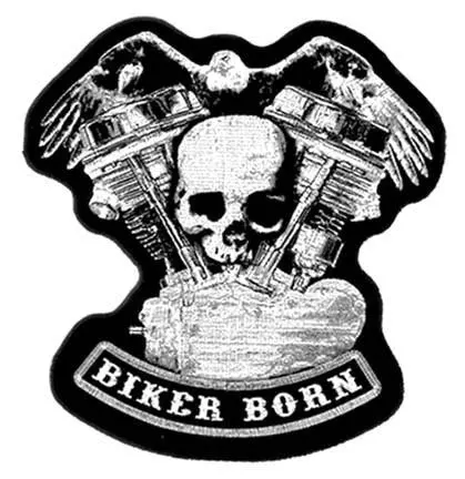 Biker Born Patch 1