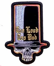 Too Loud Too Bad Hat Patch 1