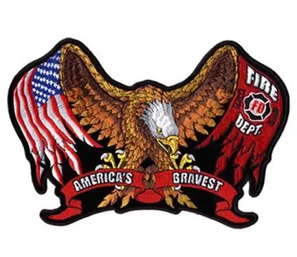 Fire Dept Bravest Patch 1