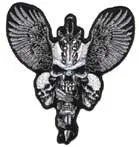 Triple Skull Wings Patch 1