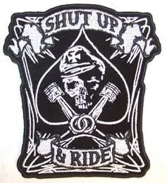 Shut Up And Ride Patch 1