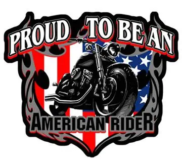 Proud To Be A Rider Ebrodiered Patch 1