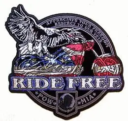 Ride Free Pow Patch 1
