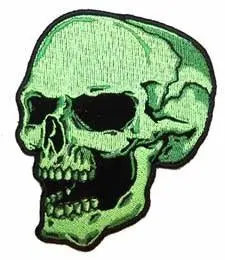 Green Skull Left Patch 1