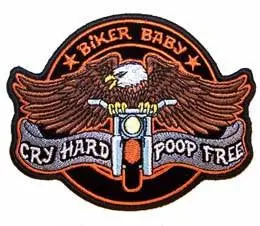 Biker Baby - Poop Free Patch 1