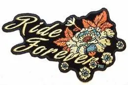 Ride Forever Flowers Patch 1