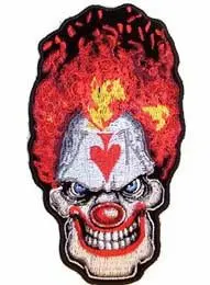 Spade Clown Head Patch 1