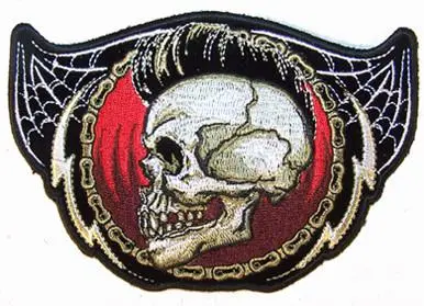 Skull Mohawk Patch 1