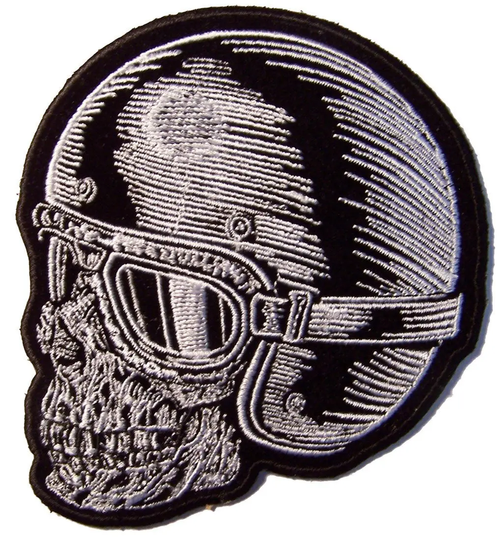 Left Rider Head Skull Patch 1