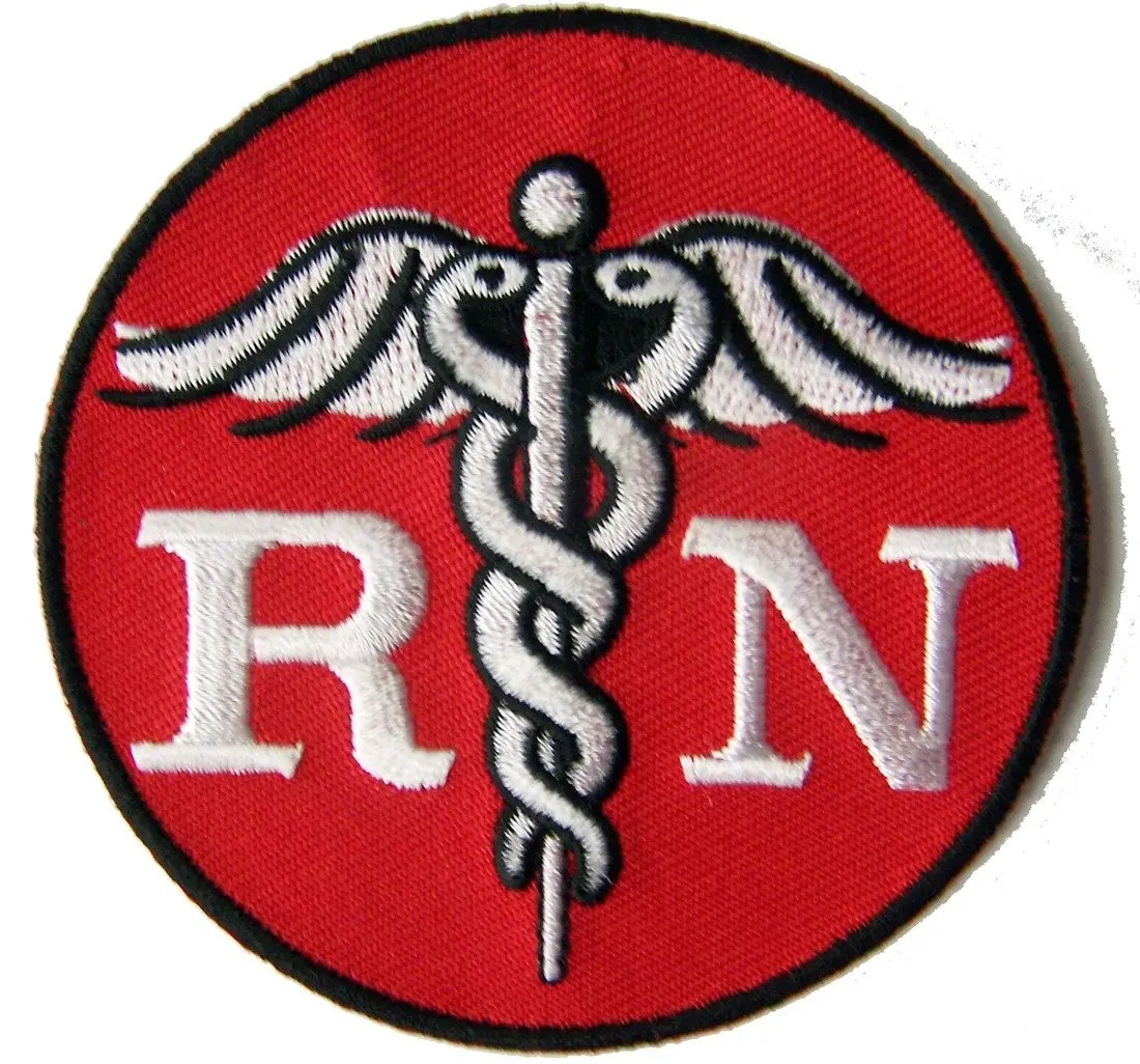 Medical Rn Nurse Circle Embroidered Patch 1
