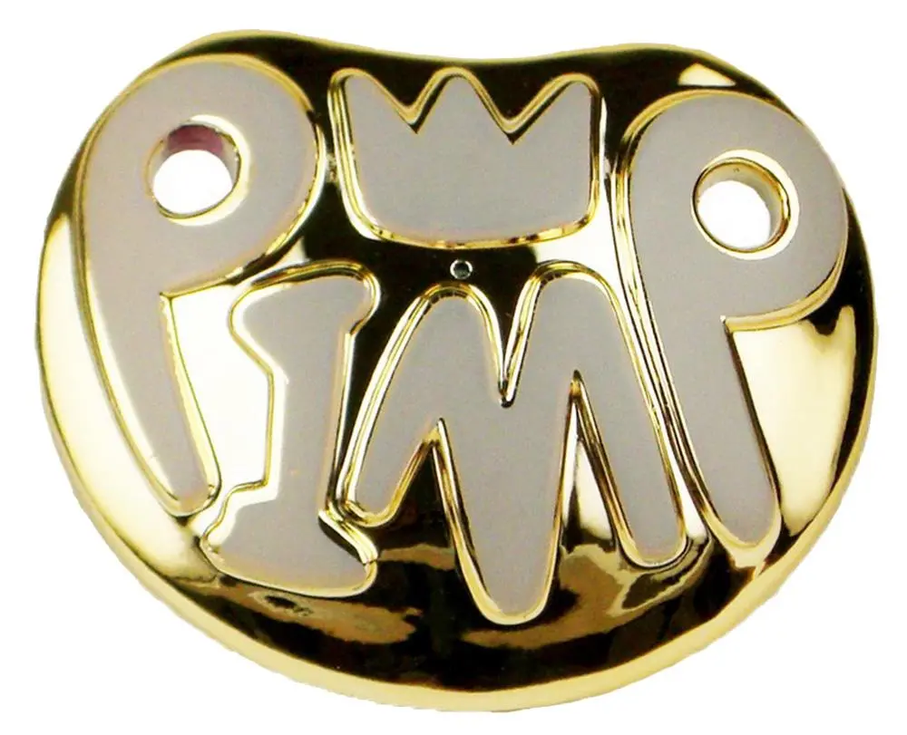 Gold Play Ground Pimp Toddler Pacifier 1